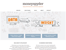 Tablet Screenshot of moneyspyder.co.uk